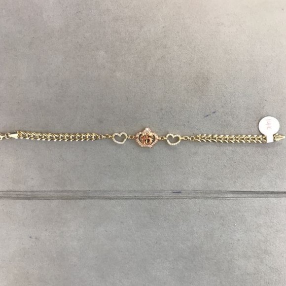 14 KT GOLD QUINCEANERA BRACELET